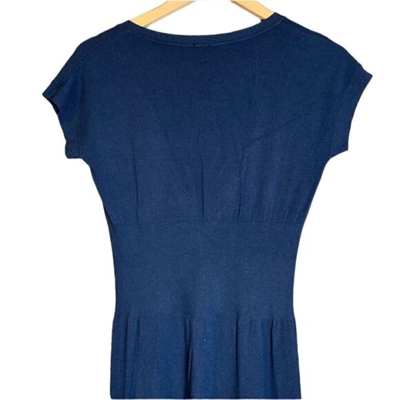 Brandy deep v navy sweater dress‎ - Picture 9 of 9
